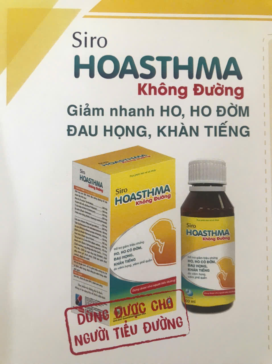 SIRO HOASTHMA Không Đường NEW
