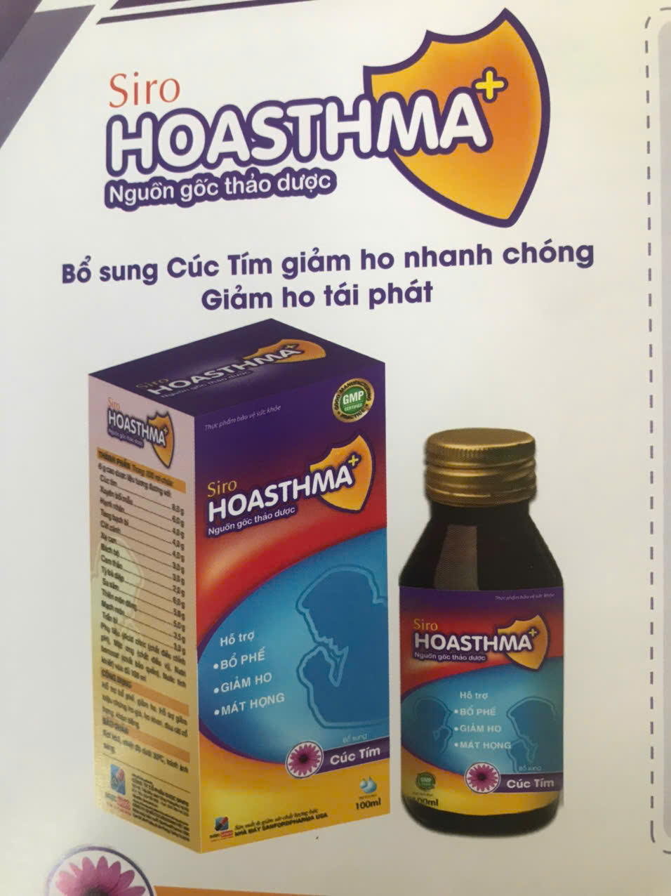 SIRO HOASTHMA Cúc tím