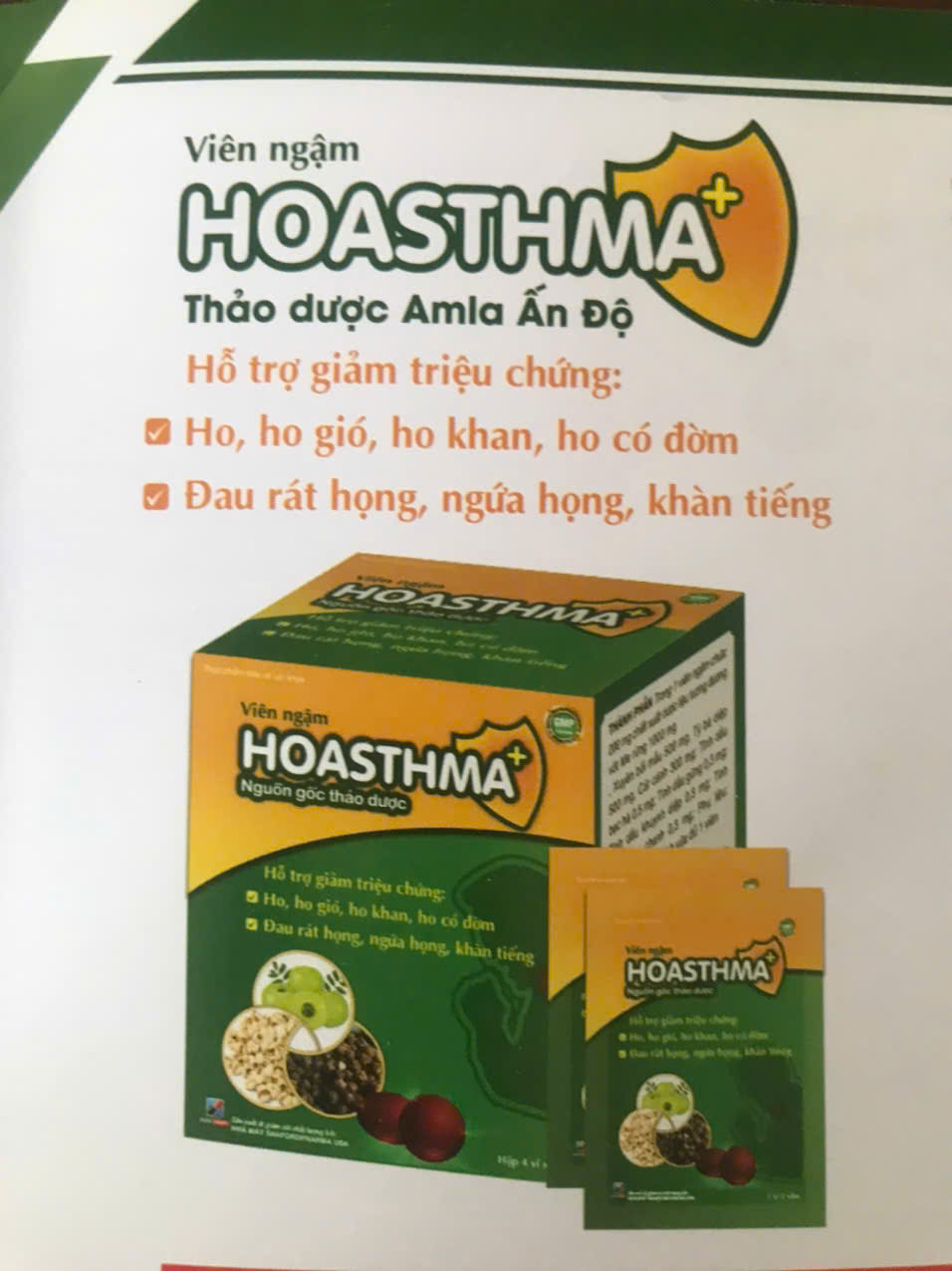 Viên Ngậm HOASTHMA +