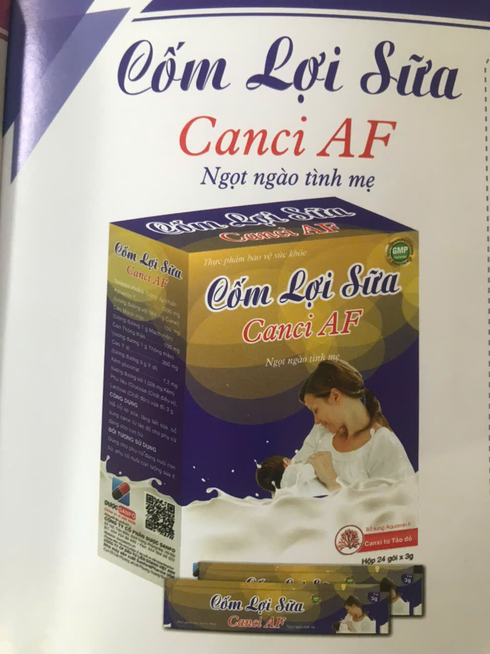 CỐM LỢI SỮA CALCI AF